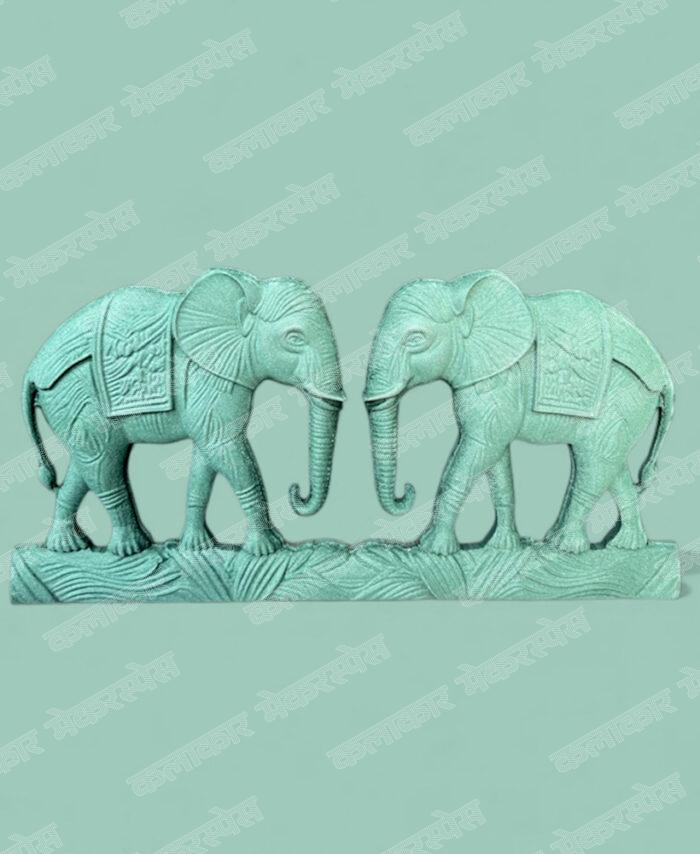 Elephant Wall Decor Artcam Relief Design