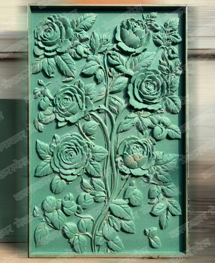 Vein Flower 3D Artcam Relif Design